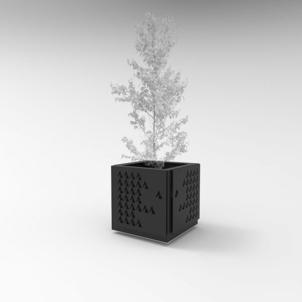 Fioriera Cube per l'arredo urbano
