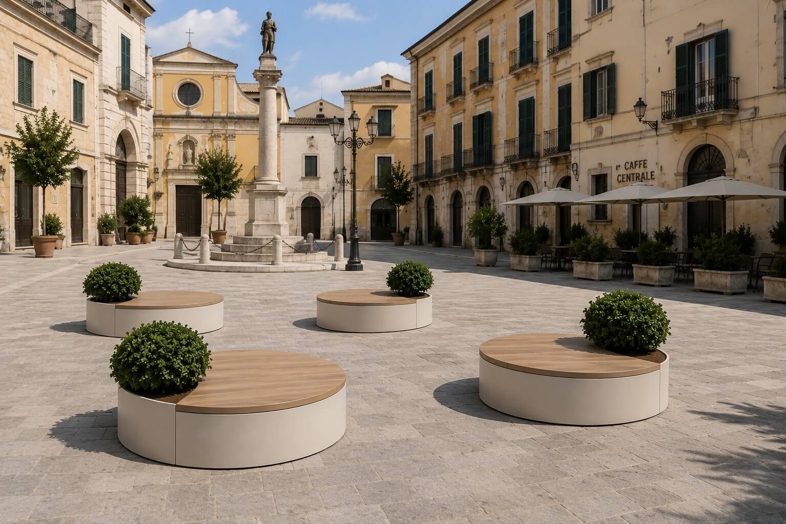 Progettazione arredo urbano